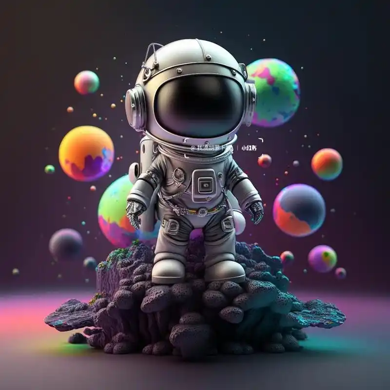 q版宇航员|我曾踏月归来 愿枕星河入梦