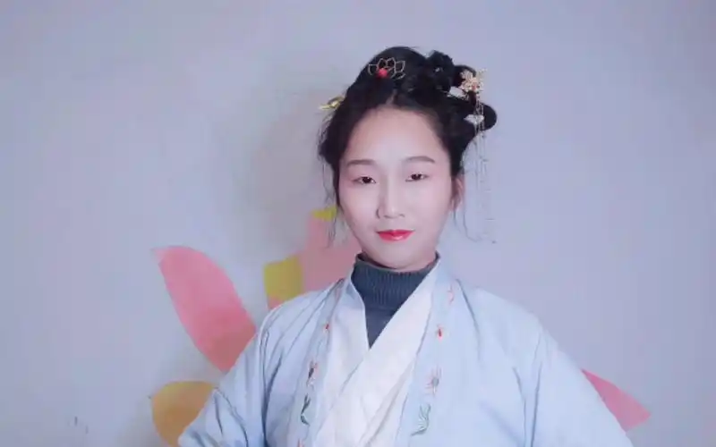 无发包好看的汉服发型教程