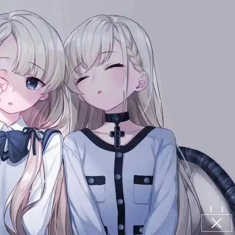 动漫一蓝一紫一粉三人闺蜜头像 动漫头像图片大全 -【爱个性】