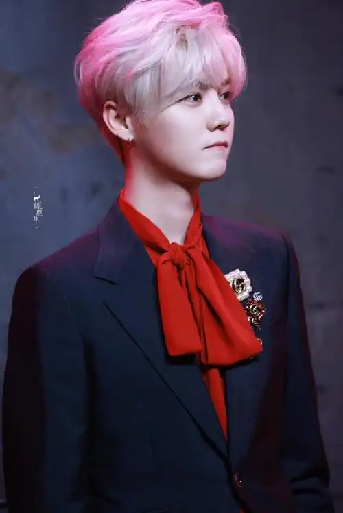 鹿晗银发##gucci上海大秀