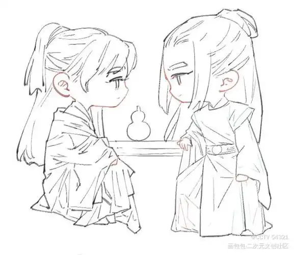 这是4_山河令原作温客行平涂日系q版绘画作品