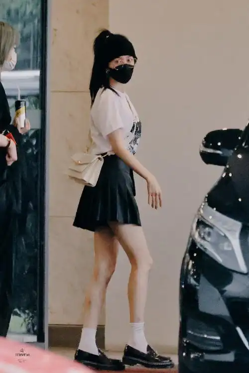 杨幂高马尾百褶裙造型##杨幂私服