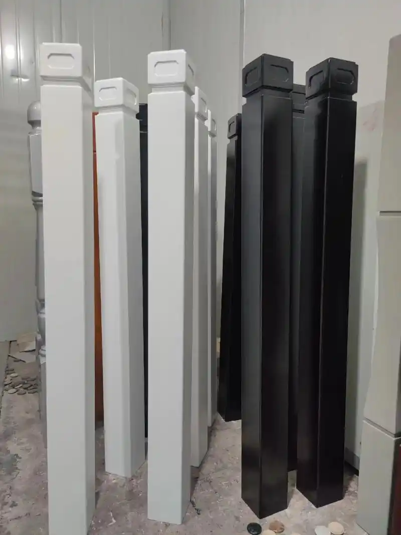 黑白方柱,简单大方#实木楼梯扶手 #全国发货欢迎合作 #诚信 - 抖音