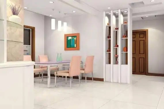 大门正对的就是客厅,大门正对着阳台:这种情况其实也比较常见,很多