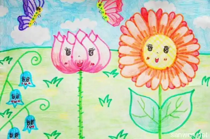 小学生水彩绘画作品大全