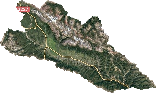 门源回族自治县高清地形地图