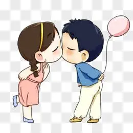 结婚元素pngpsd卡通小清新甜美情侣头像男孩女孩素材pngpsd12下一页