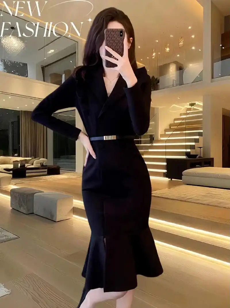 洋气高贵上档次女装法式连衣裙