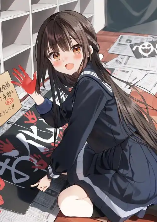 【p站美图】黑色膝袜 水手服  虚拟主播 星街彗星