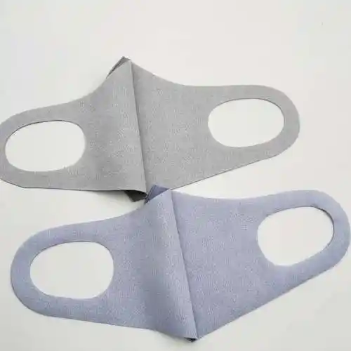 儿童卡通logo定制热转印花海绵口罩双层可水洗海棉带呼气阀门