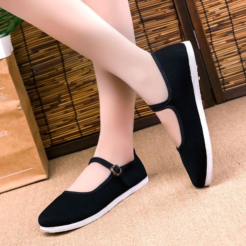 传统手工老北京布鞋女士千层底布鞋吸汗透气舒适休闲平底布底女鞋