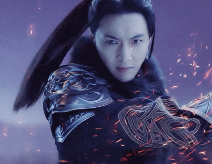 组图张艺兴高马尾古装造型曝光身披铠甲双手挥剑姿态潇洒