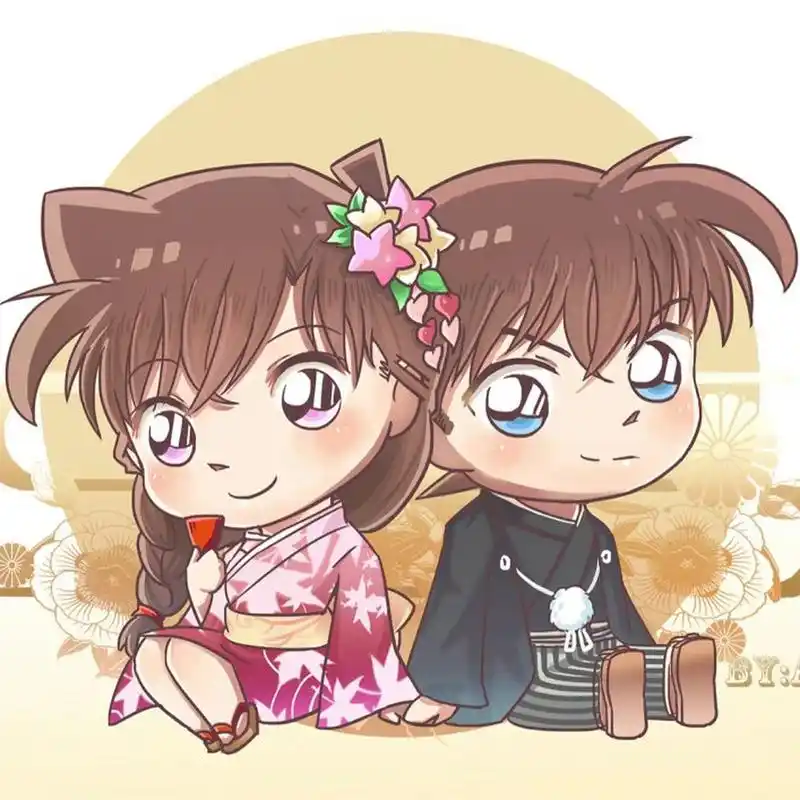 名侦探柯南"新兰可爱"头像推荐～等待的时间越久,见面的时候就越开心