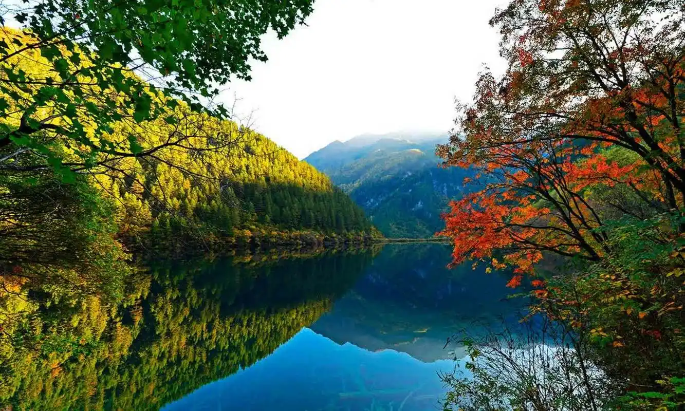 世界上最美的风景,九寨沟,是画中的世外桃源.