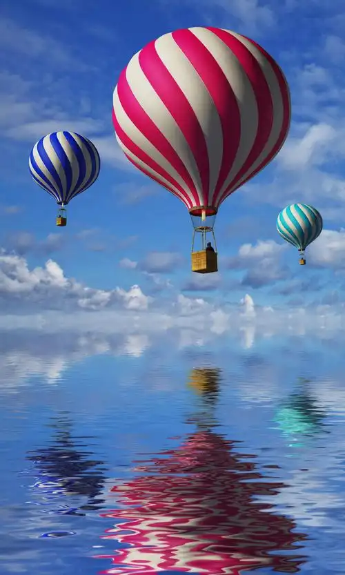 唯美意境,浪漫壁纸,热气球,唯美,浪漫,天空,手机壁纸热气球浪漫之旅