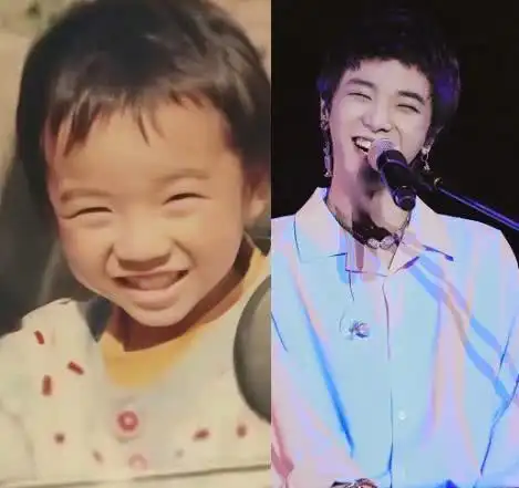 男星"童年照",王源可爱,鹿晗帅气,看到华晨宇:神还原啊!