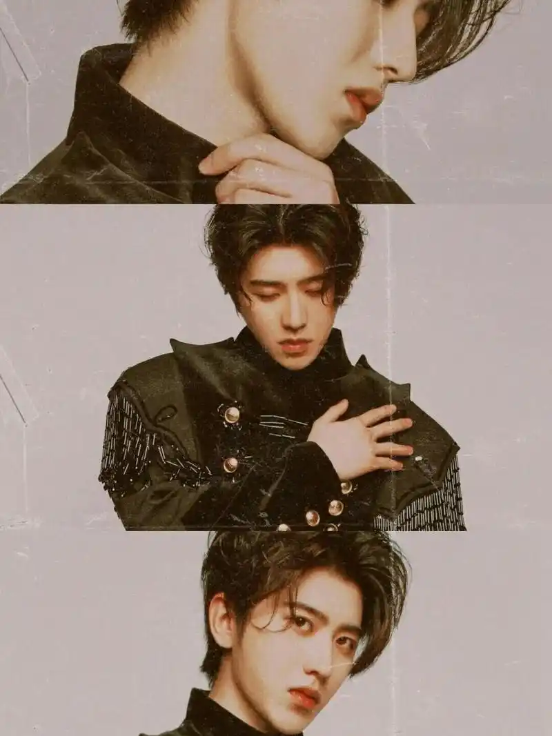 坤哥三分格手机壁纸