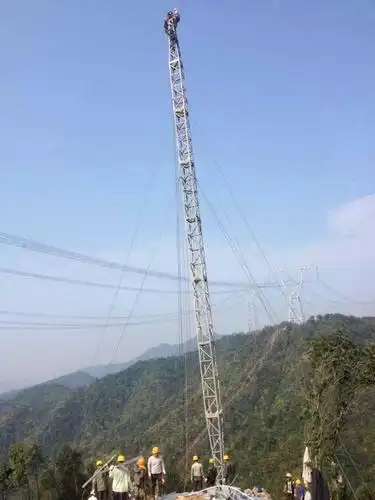 格构冲天抱杆 通天式格构铝合金抱杆 框架式抱杆