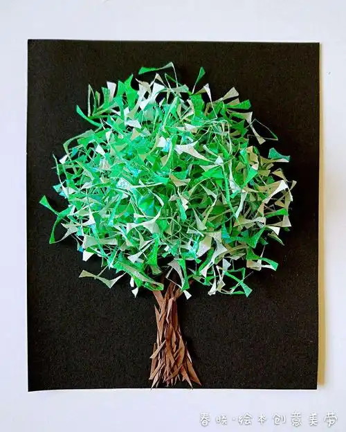 废纸屑立体装饰画
