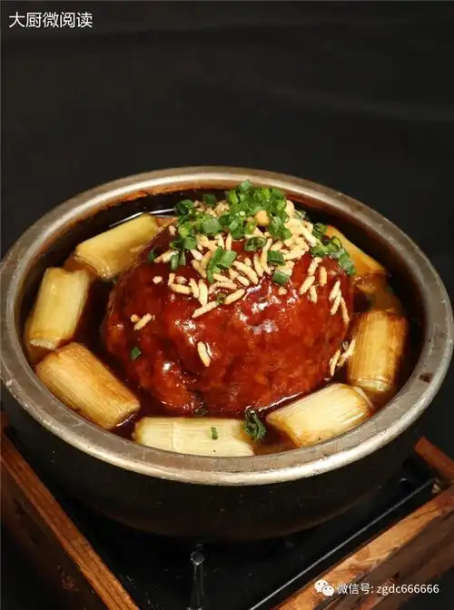 招牌菜八宝狮子头月售10万份,点开看做法_中大创盈-中国大厨专家培训