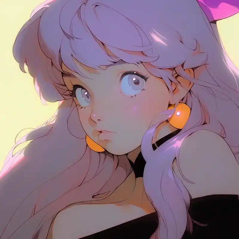 这发色真是绝绝子,快查收你的紫发头像#19