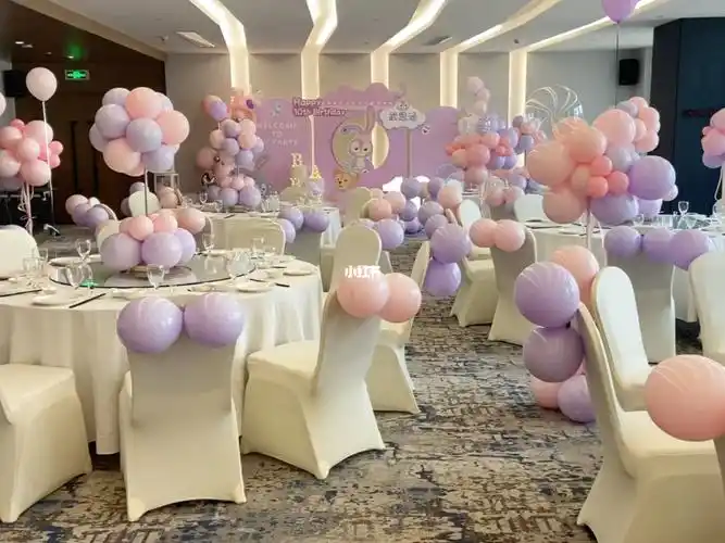 贵阳10岁生日宴气球布置
