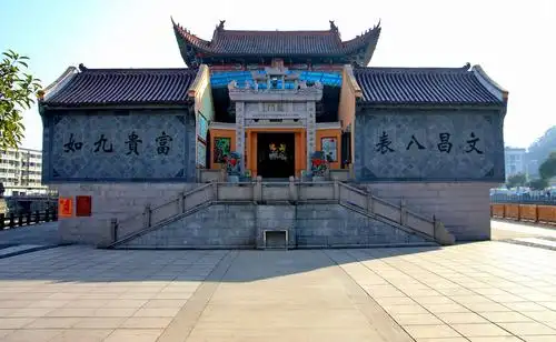 2021年1月19日浙江温州苍南金乡镇,文昌阁.