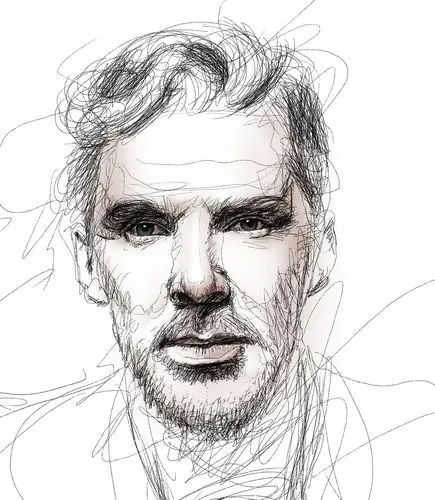 线条肖像 创作|插画|艺术插画|刘锡龙 - 原创作品 - 站酷 (zcool)
