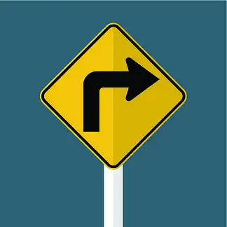 【右转弯标志】图片免费下载_右转弯标志素材_右转弯标志模板-千图网