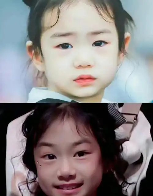 戚薇生了个小戚薇,连下巴壳都一模一样,久违露面的小lucky