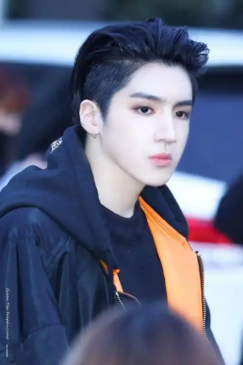 个人感觉郑禹硕的外形可以排进现役韩国男爱豆前十.