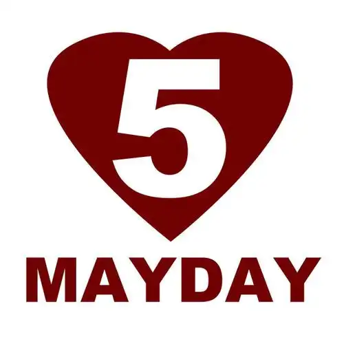 求有5字图标的五月天高清桌面