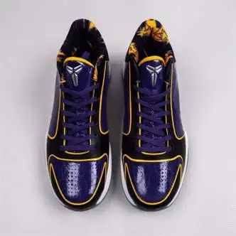 科比碳板zoom zk5 湖人紫金 低帮实战篮球鞋 运动鞋男 cd4991-500 kob