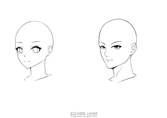 头像绘制练习漫画角色头部的训练