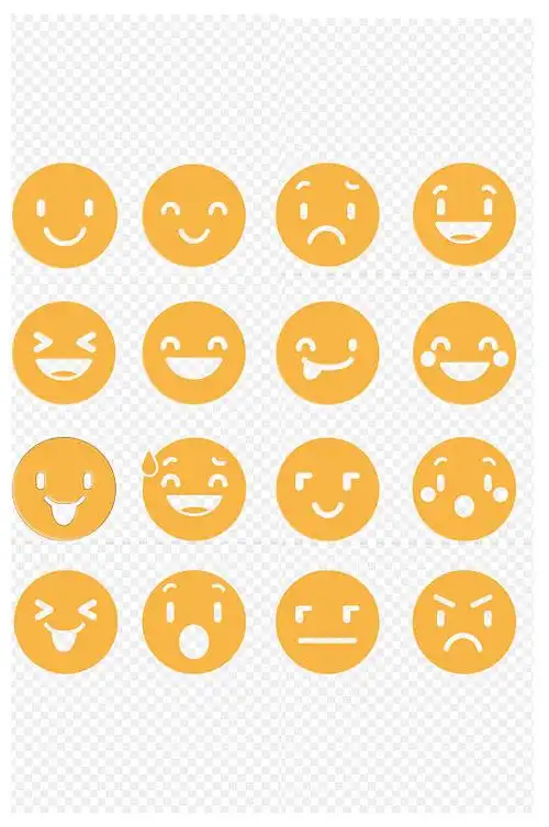 可爱百搭表情图标免扣元素