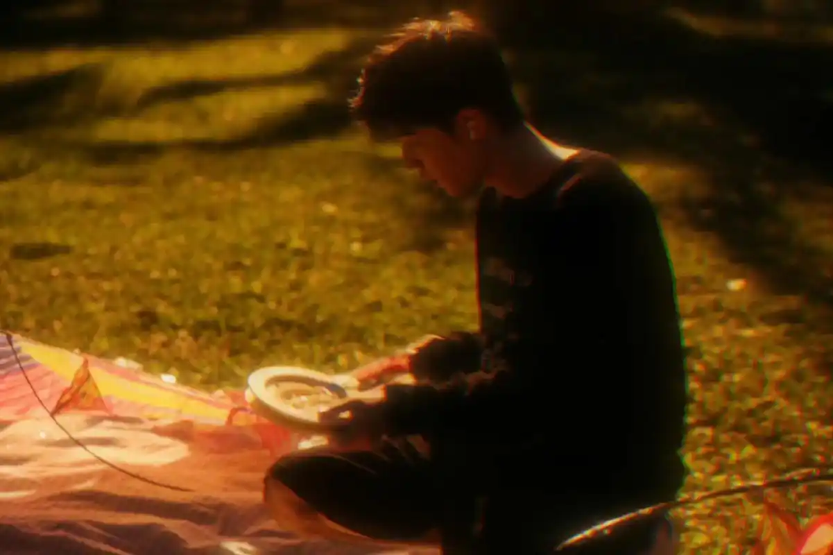 携晚风接过风筝,寻得生活片刻安宁#肖战语录 #热爱可抵岁月漫 - 抖音