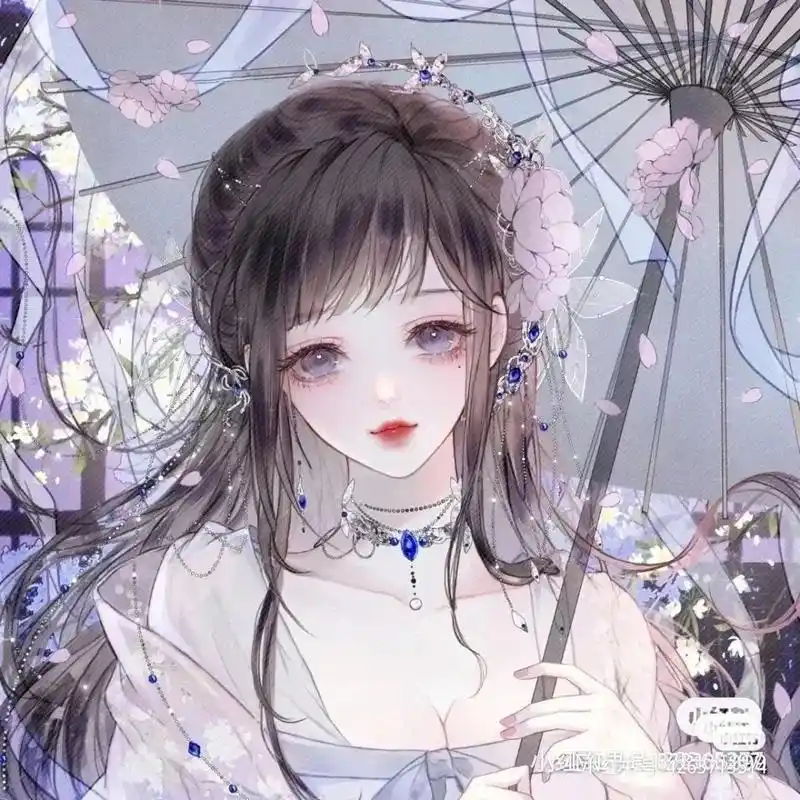 神仙颜值 #开心起来笑一笑 #动漫少女 古代少女头像! - 抖音