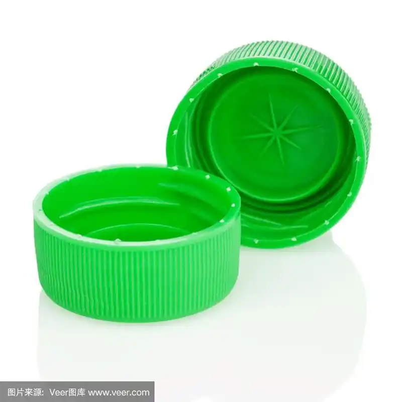 绿色,两个物体,分离着色,盖子,圆形