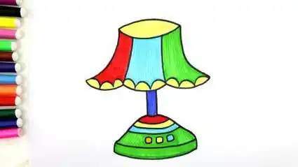 台灯简笔画 台灯简笔画简单