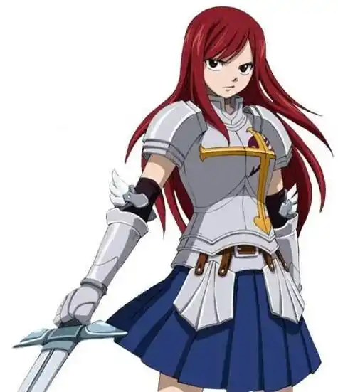 绯红色头发的少女,超强的"妖精女王",妖尾中最年轻的"s级"