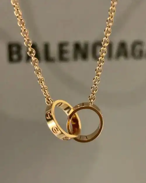 卡地亚经典love双环项链73懒人必入