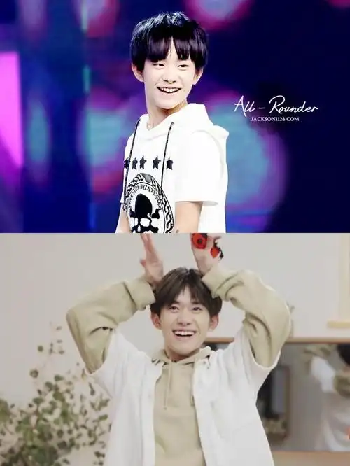 中分小可爱易烊千玺,时间不停影像留存