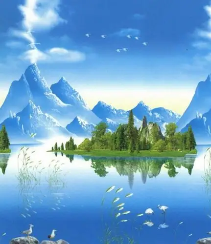 【制作网页素材篇】仙境美景背景素材