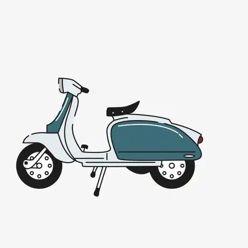 交通工具卡通电动车