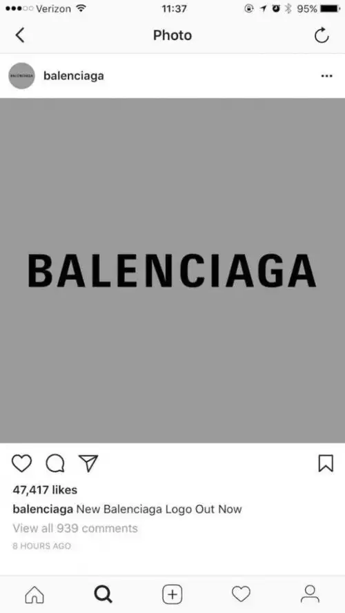 巴黎世家也换新logo了!!这是又要造爆款的前奏?