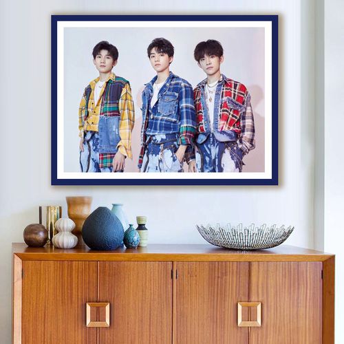 tfboys十字绣定做易烊千玺刺绣王俊凯挂画diy钻石画2020新款礼物