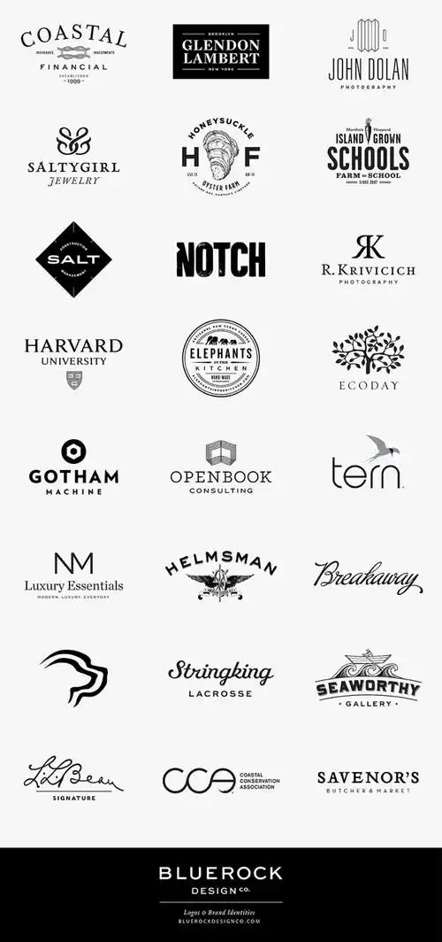 bluerock标志设计欣赏