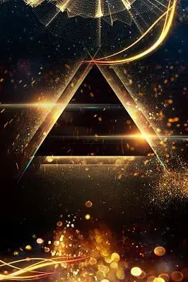 倒计时周年庆典礼黑金炫酷光效大气商务主题背景喜庆海报