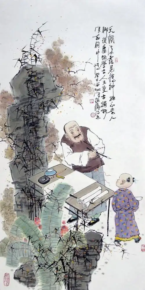 曹留夫国画作品