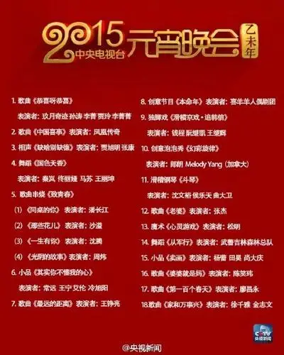 中央电视台一台节目表